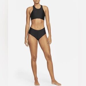 Nike Women’s Hydralock Black Cheeky Bikini Swim 2 Piece Set Size XL NWT